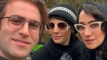 بازیگر تاسیان و همسر بهرام رادان در یک مهمانی هندی