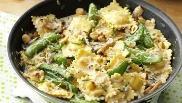 طرز تهیه راویولی نخود فرنگی ایتالیایی