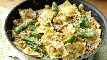 طرز تهیه راویولی نخود فرنگی ایتالیایی
