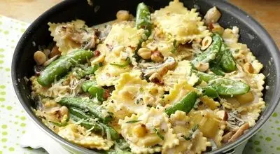 طرز تهیه راویولی نخود فرنگی ایتالیایی
