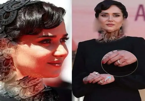 انگشتر پریناز ایزدیار همه چیز را فاش کرد!
