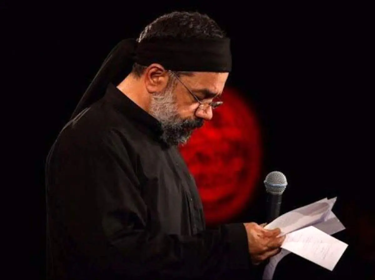 مداحی حاج محمود کریمی در شب تاسوعا: ایران ای سرای امید + فیلم