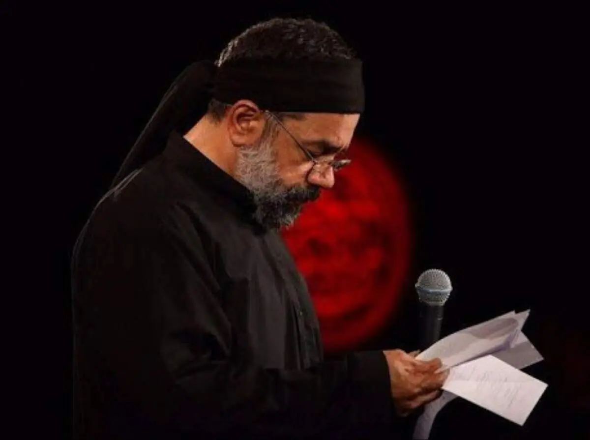 مداحی حاج محمود کریمی در شب تاسوعا: ایران ای سرای امید + فیلم