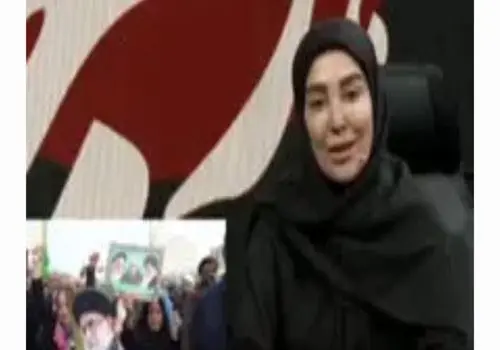 ژیلا صادقی: قلبم مچاله است که رهبر انقلاب امروز نیستند/ویدیو 