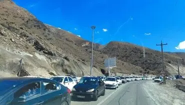 جاده چالوس بسته شد