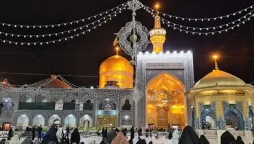 لحظه اعلام خبر شهادت سید حسن نصرالله در حرم مطهر رضوی+ فیلم


