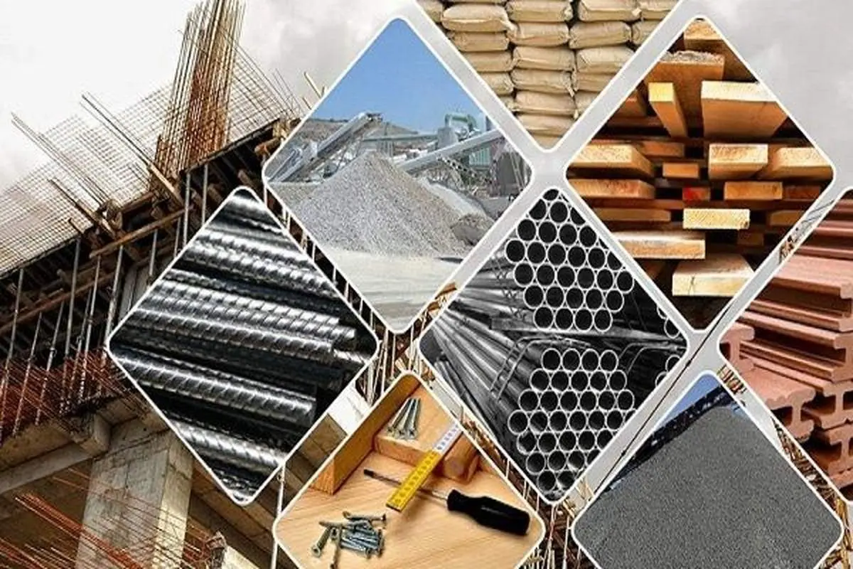 قیمت انواع مصالح ساختمانی ۷ آبان ۱۴۰۴