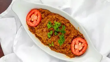 طرز تهیه میرزاقاسمی رستورانی به سبک شمالی
