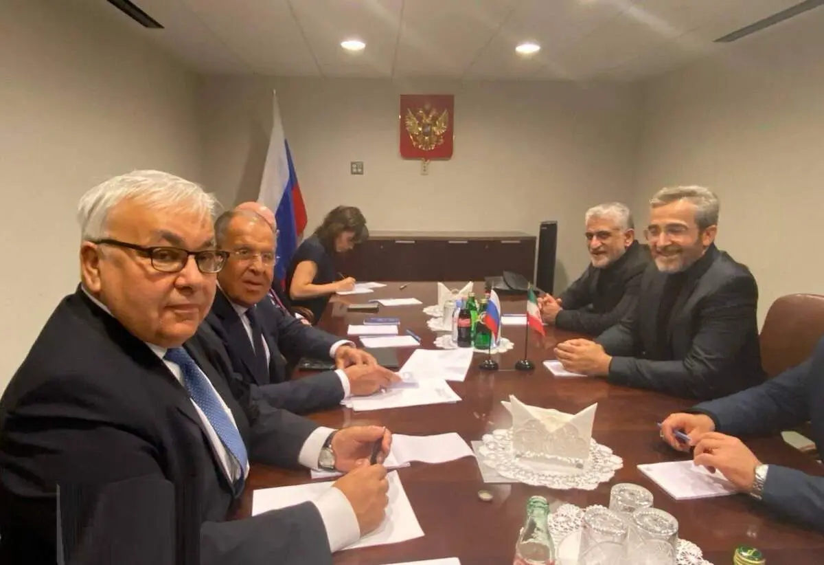 
دیدار و گفتگوی علی باقری و سرگئی لاوروف در نیویورک
