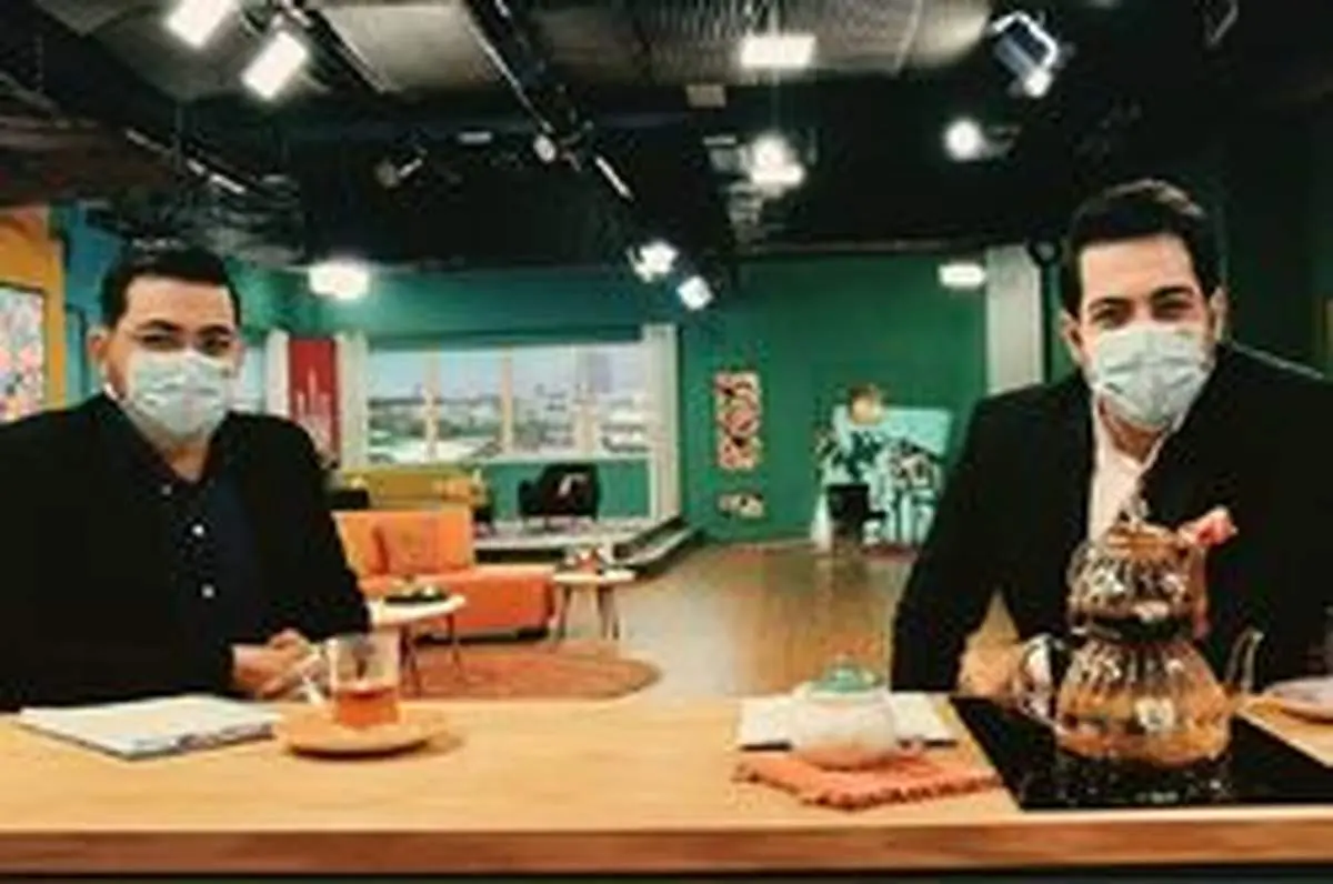 ماسک زدن به سبک مجری «سلام صبح بخیر»