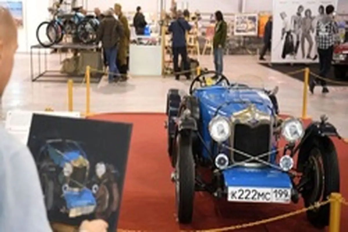 نمایشگاه ماشین‌های قدیمی در مسکو