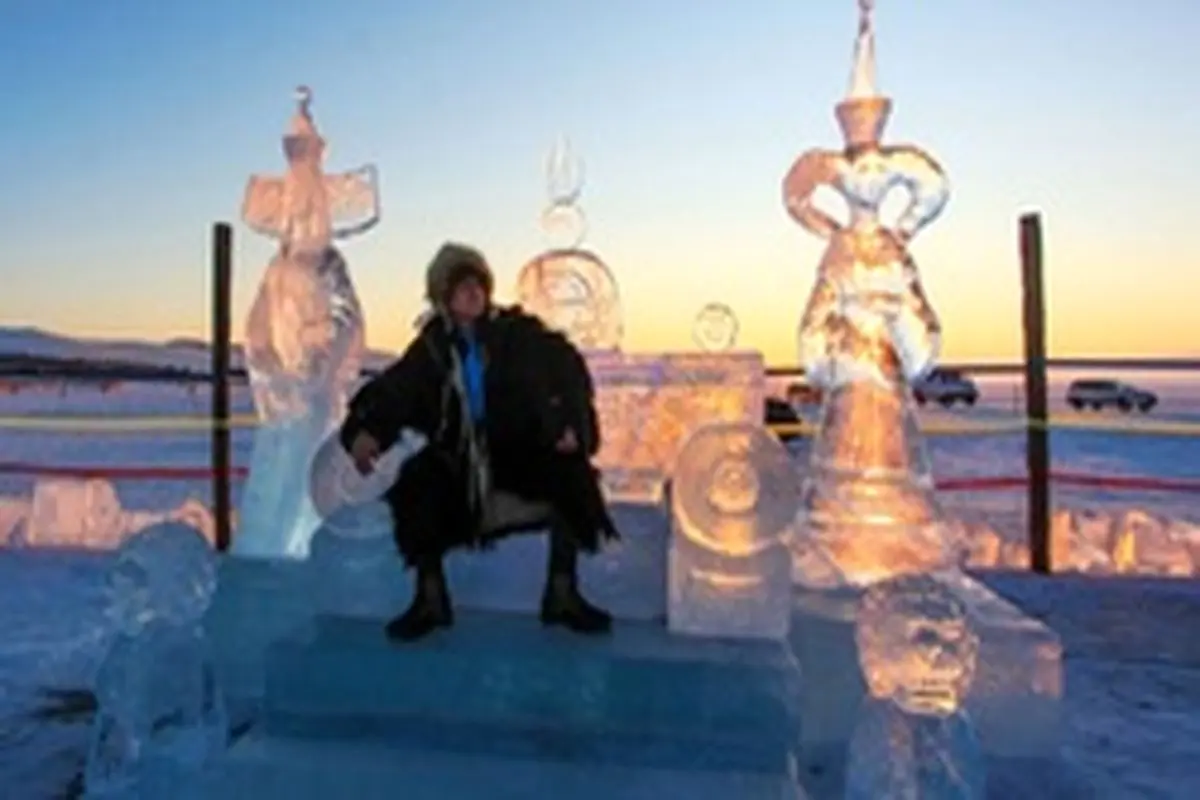 مجسمه‌های یخی - دریاچه بایکال