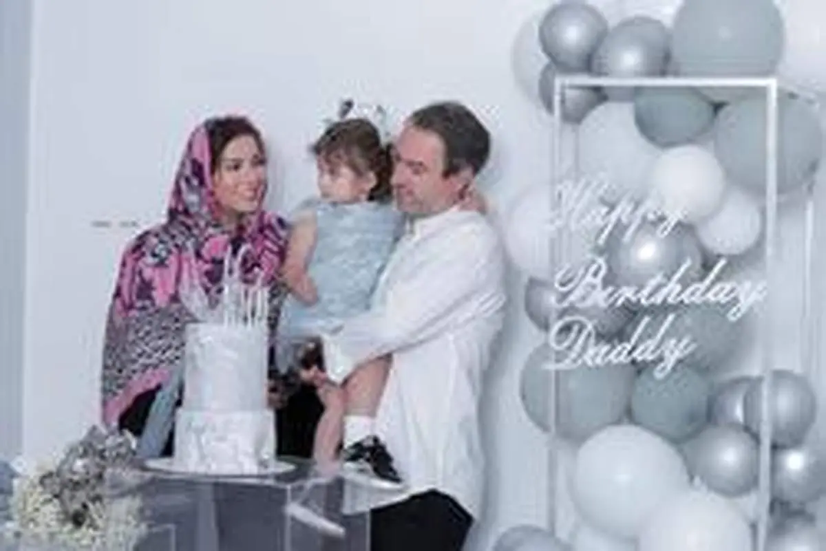 استایل «فریبا نادری» در تولد لاکچری همسرش