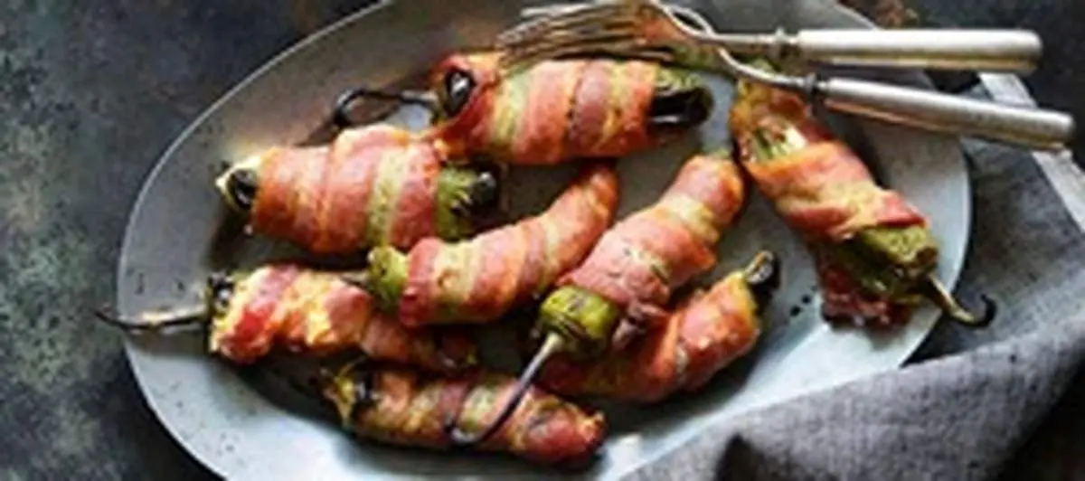 طرز تهیه رول هالوپینو و بیکن، فینگرفود آسان
