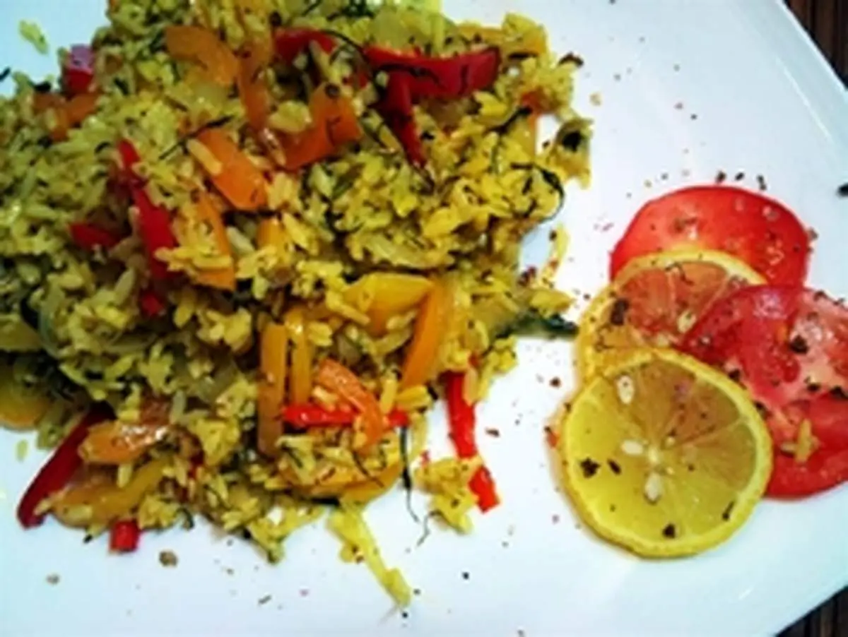 طرز تهیه فلفل پلوی خوشمزه و متفاوت