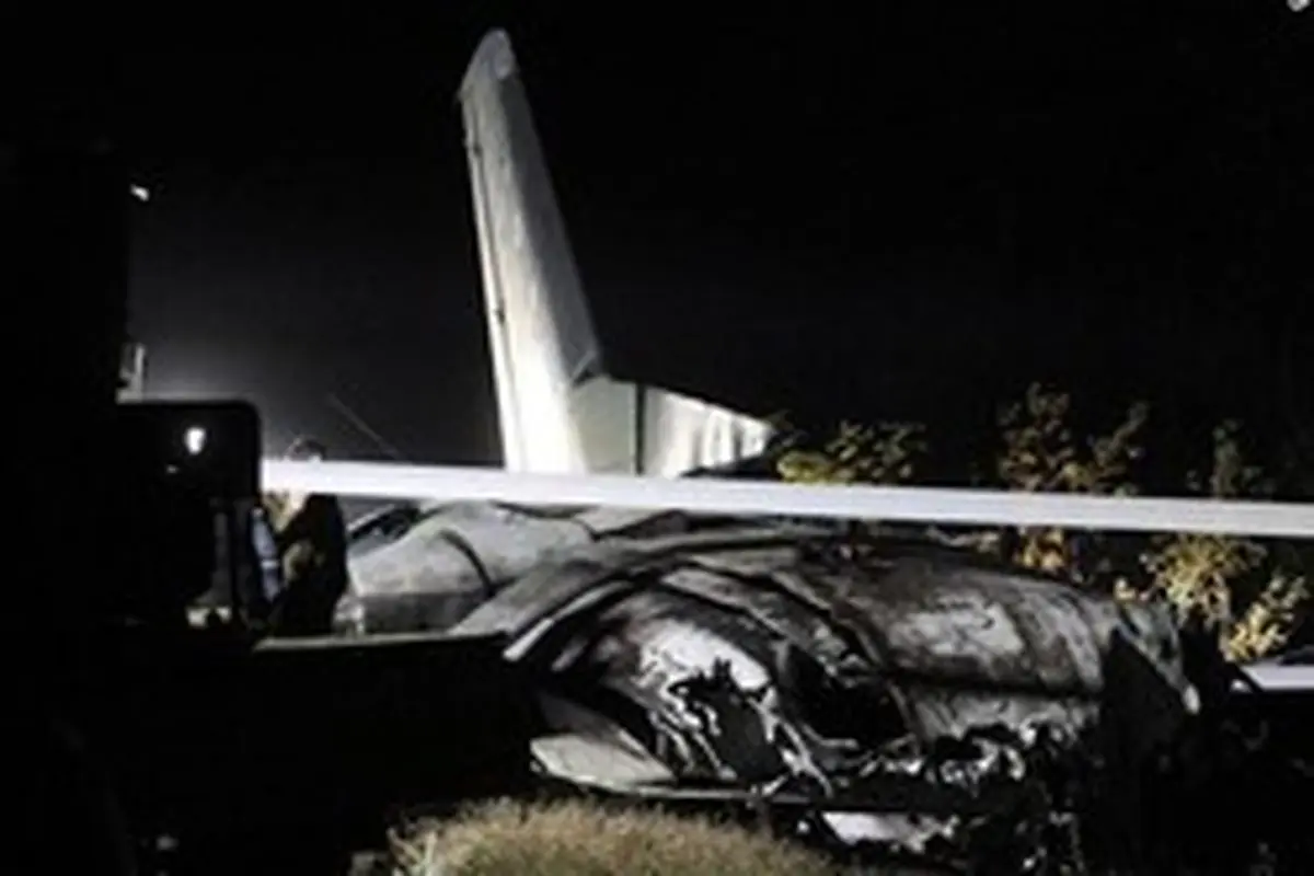سقوط هواپیمای نظامی در اوکراین