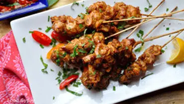 طرز تهیه مرغ سیخی ترکیه