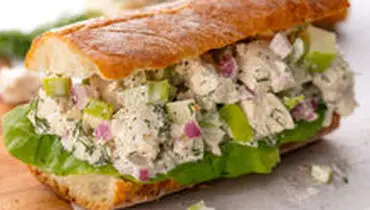 طرز تهیه ساندویچ چیکن سالاد
