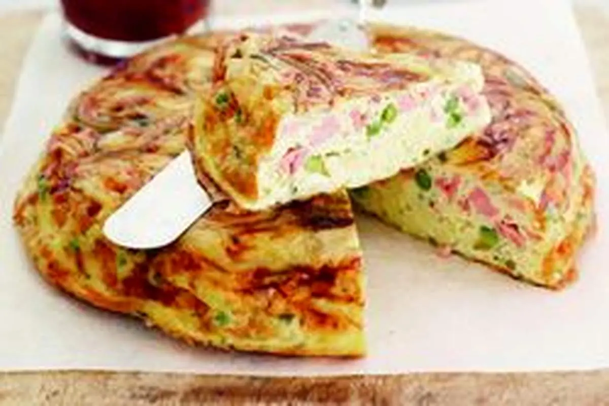 طرز تهیه فریتاتا با ژامبون و ذرت