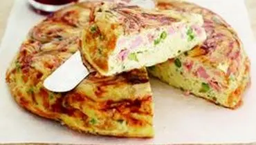 طرز تهیه فریتاتا با ژامبون و ذرت