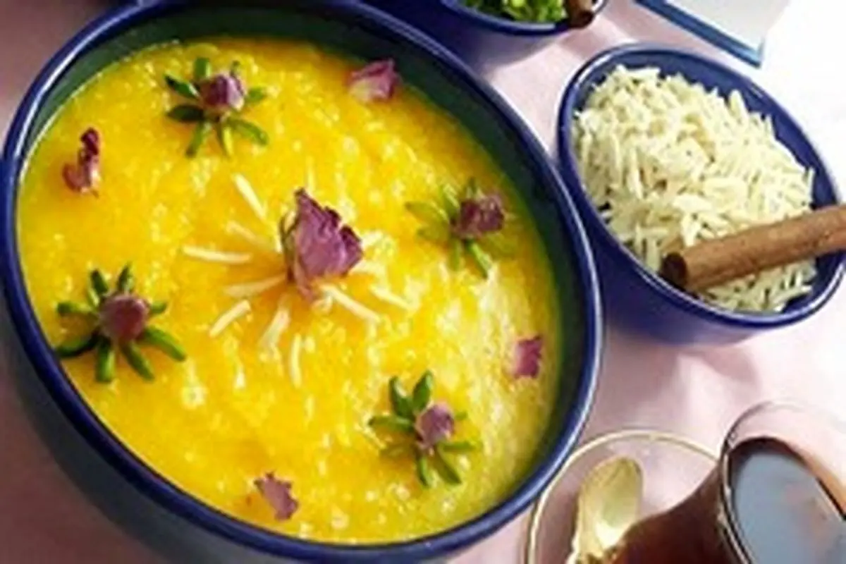 طرز تهیه شله زرد ایرانی