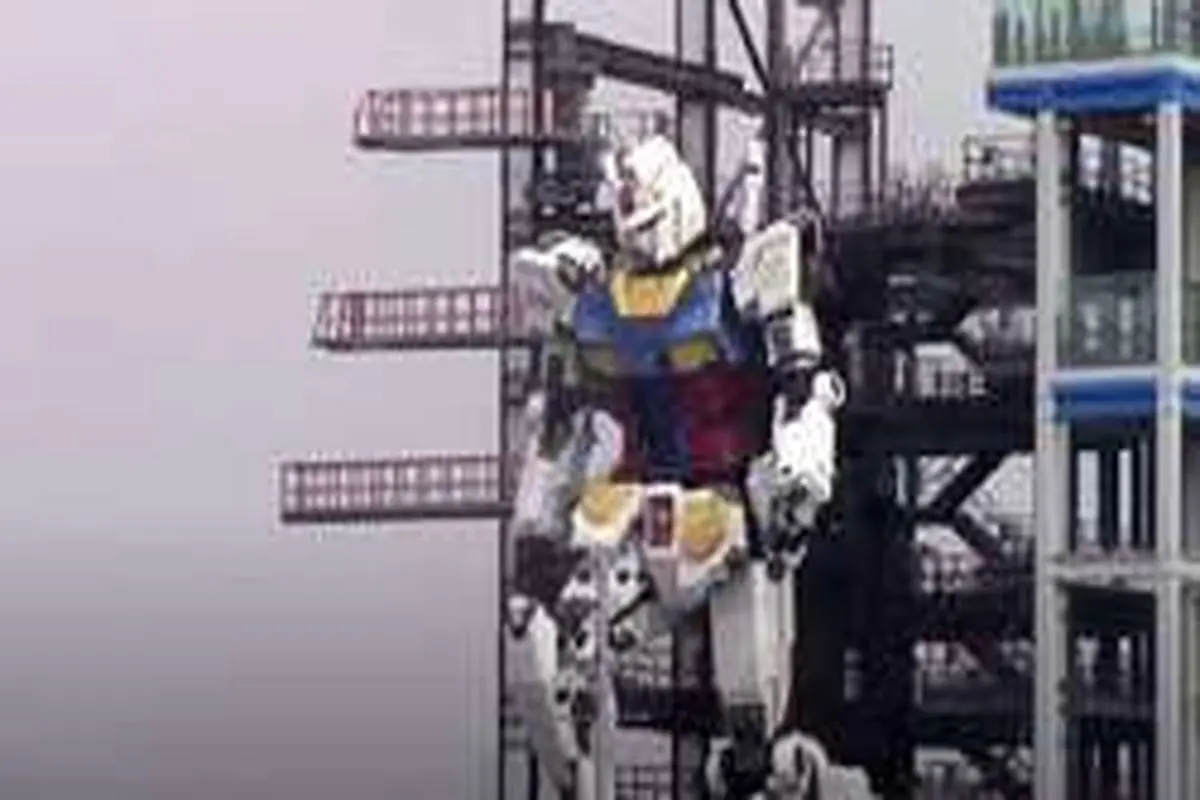 ربات گاندام ۲۴ تنی ژاپنی + فیلم