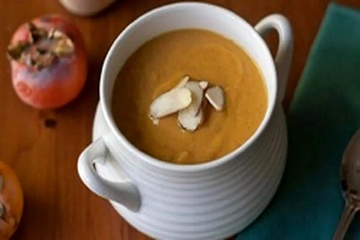 طرز تهیه سوپ خرمالو، پیش‌غذای پاییزی