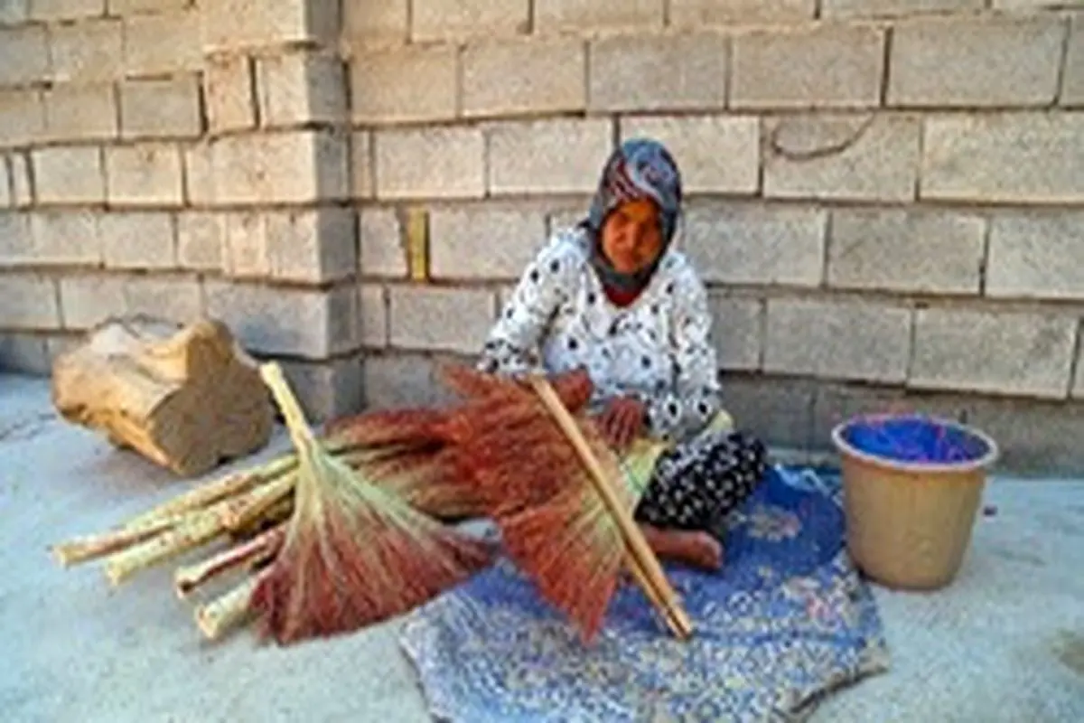 جارو بافی سنتی در خراسان شمالی