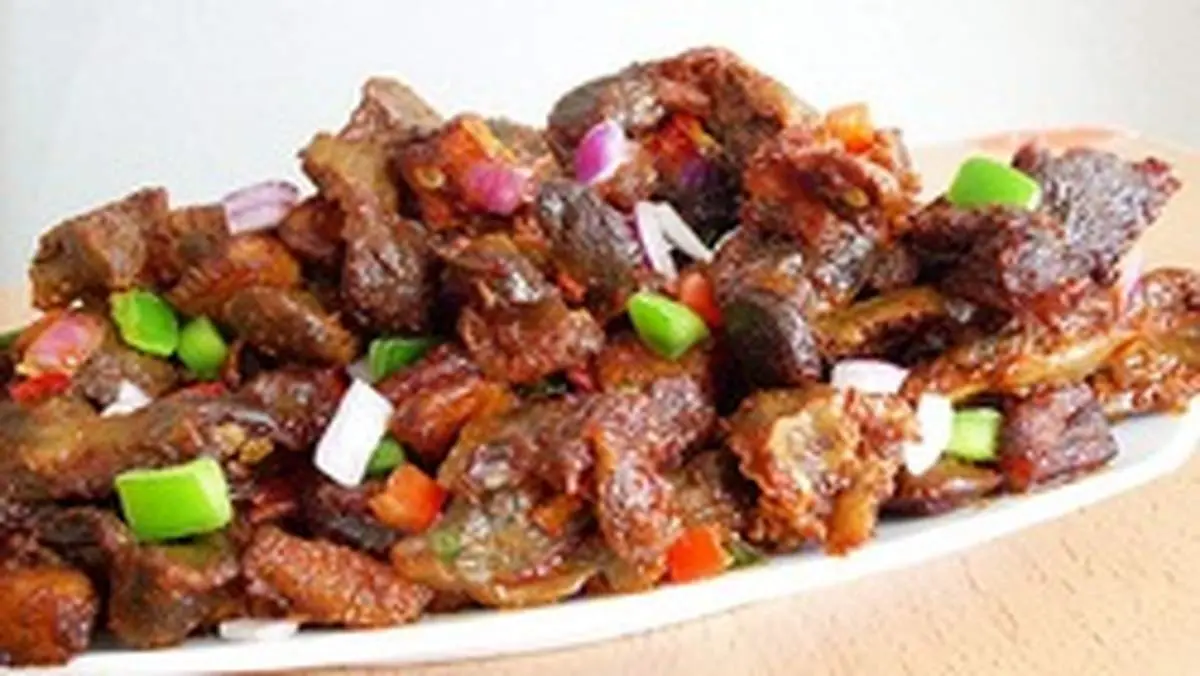 طرز تهیه خوراک سنگدان خوشمزه و متفاوت