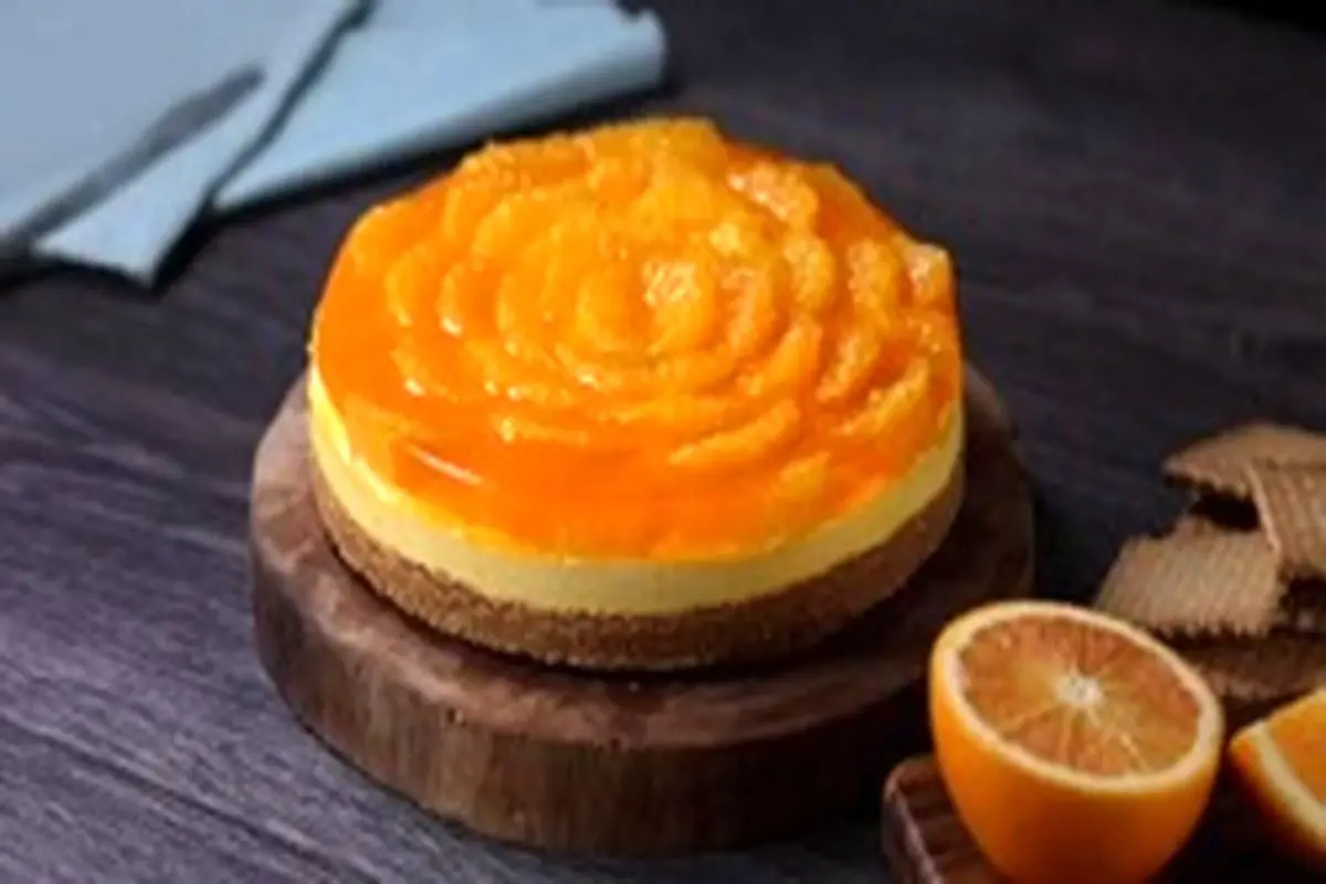 طرز تهیه چیزکیک پرتقال باطعمی فوق العاده