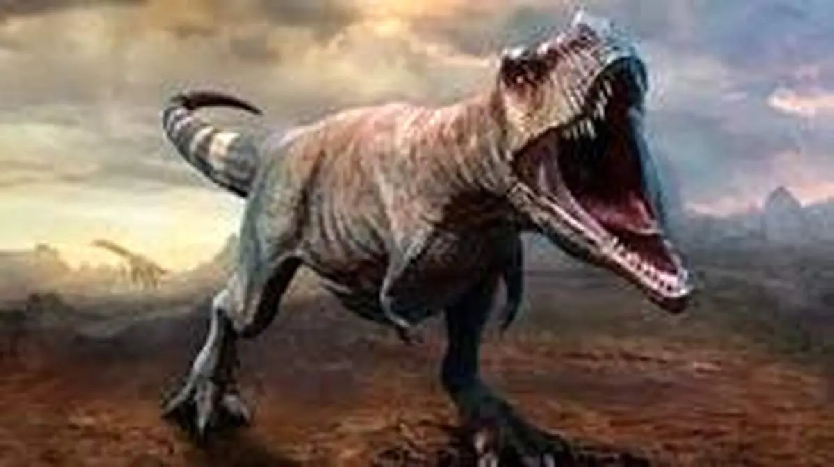 واکنش مردم به حضور دایناسور در خیابان!+فیلم