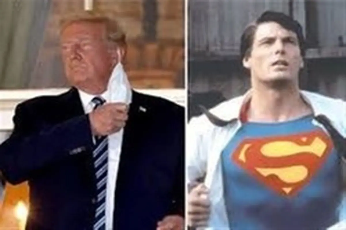 نیویورک تایمز: ترامپ می‌خواست با لباس "سوپرمن" از بیمارستان ترخیص شود