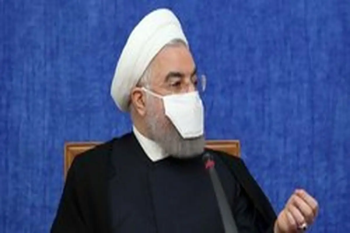 ماسک عجیب و جدید روحانی در جلسه امروز هماهنگی اقتصادی دولت + عکس