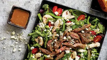 طرز تهیه استیک بلو چیز و اسفناج