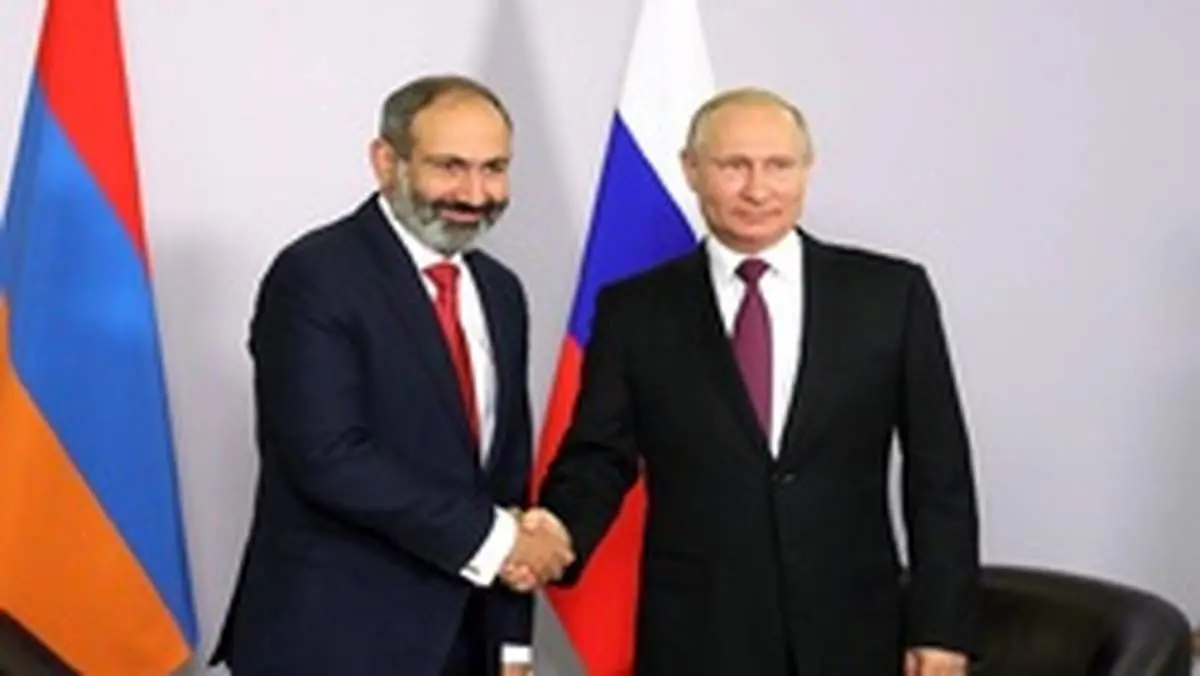 گفتگوی پوتین با نخست وزیر ارمنستان درباره تنش‌ها در قره باغ