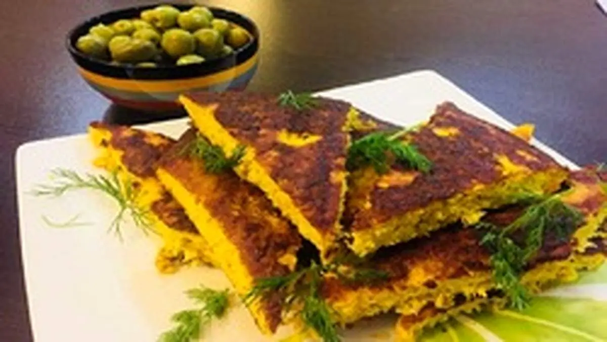 طرز تهیه کوکو مرغ رشتی مجلسی بدون فر