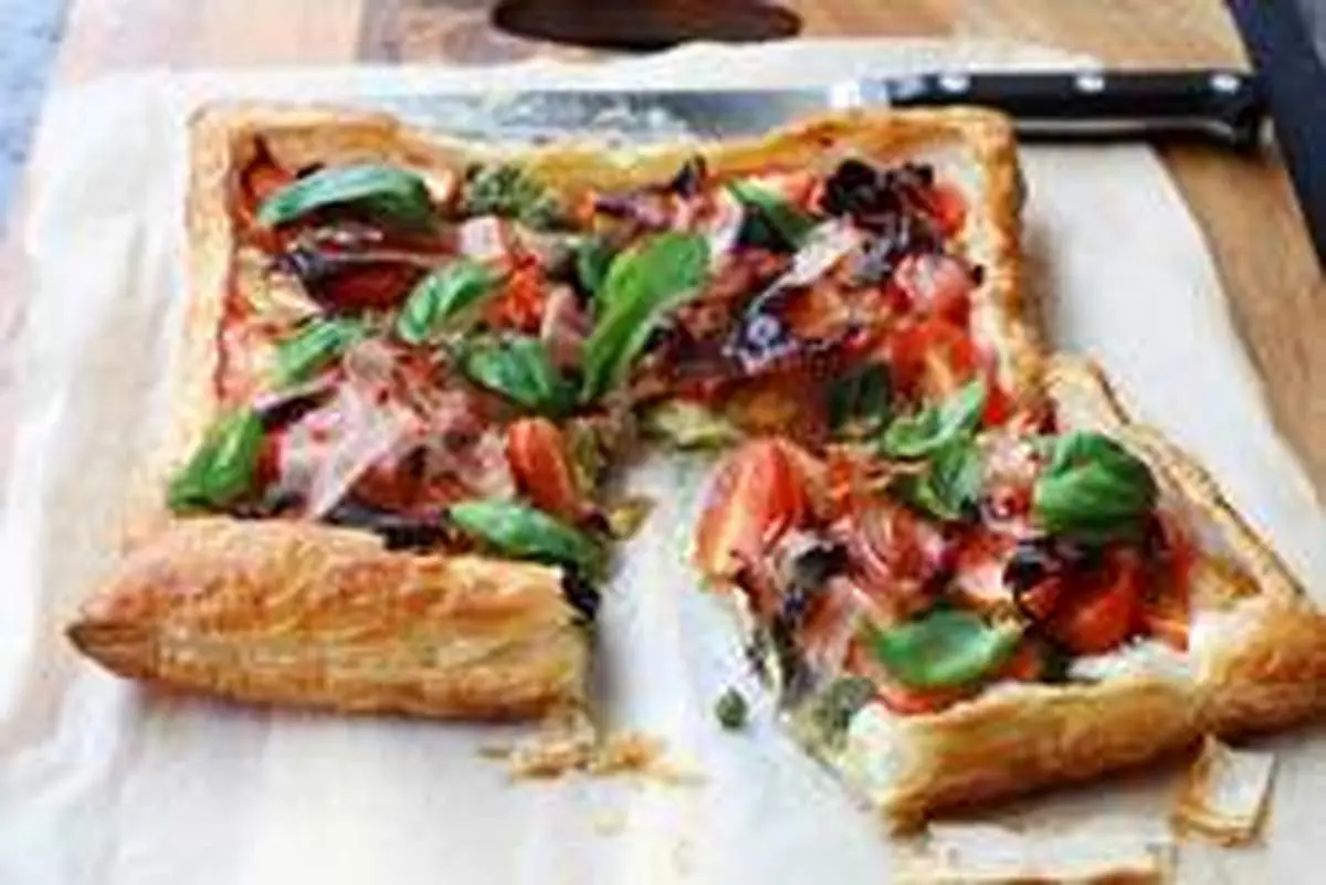 طرز تهیه تارت پستو با پنیر متفاوت