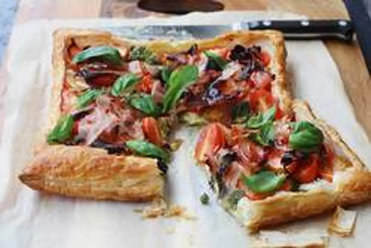 طرز تهیه تارت پستو با پنیر متفاوت