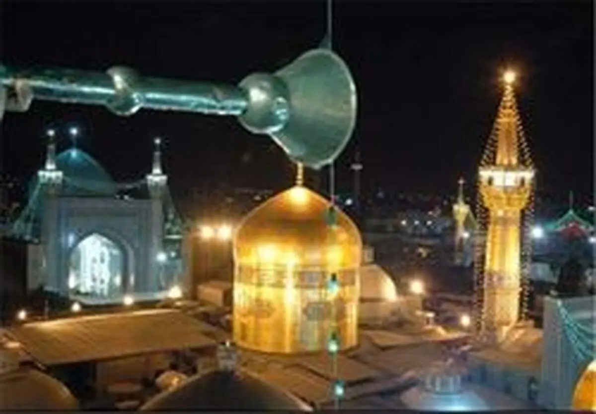 طنین انداز شدن نوای نقاره‌های حرم مطهر رضوی + فیلم