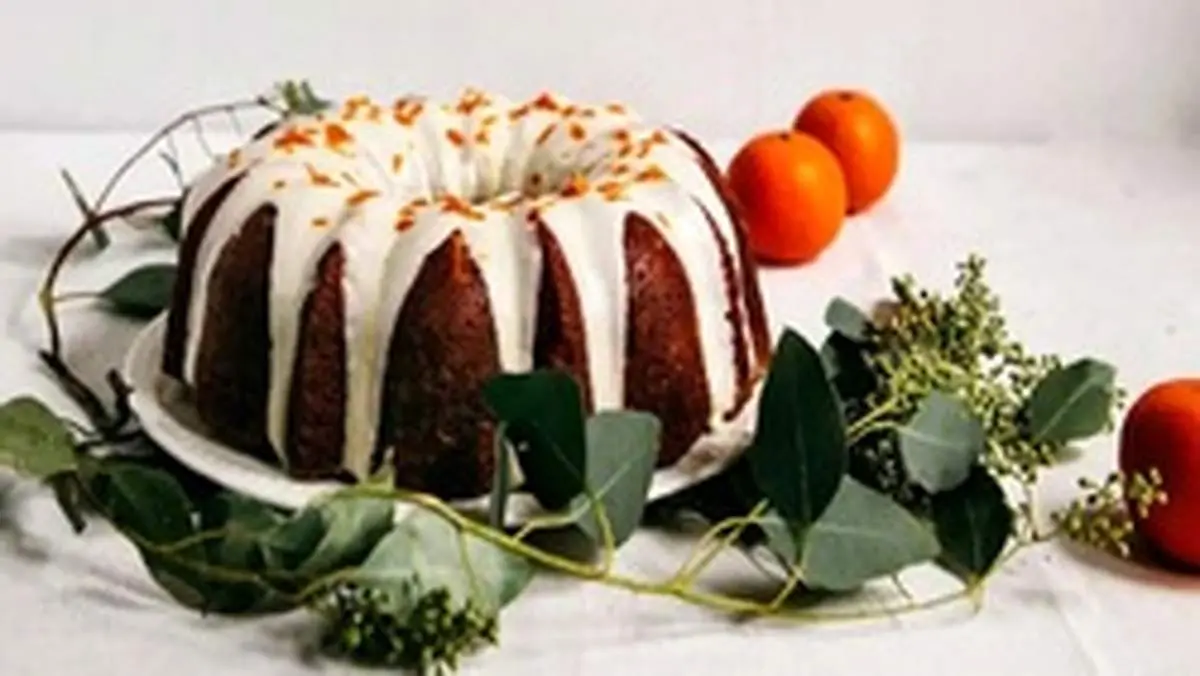 طرز تهیه کیک نارنگی پاییزی لذیذ