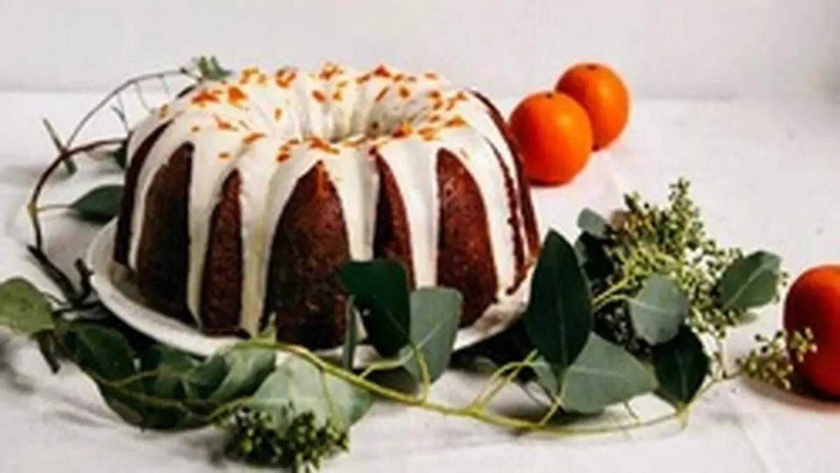 طرز تهیه کیک نارنگی پاییزی لذیذ