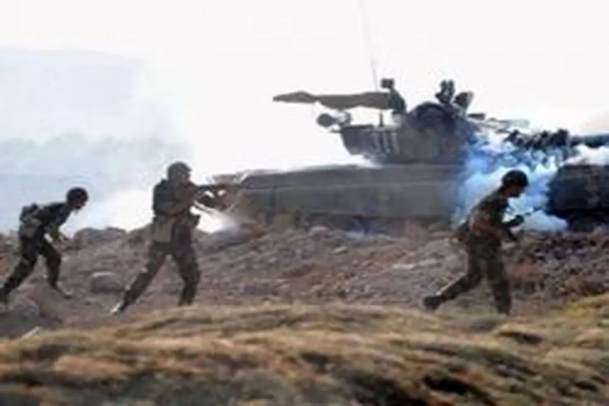 درگیری شدید بین ارمنستان و آذربایجان در نزدیکی روستای اوزان در ایران + فیلم
