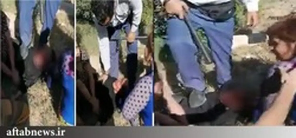 رفتار زشت و ضرب و شتم تکان دهنده یک زن در آبادان + فیلم