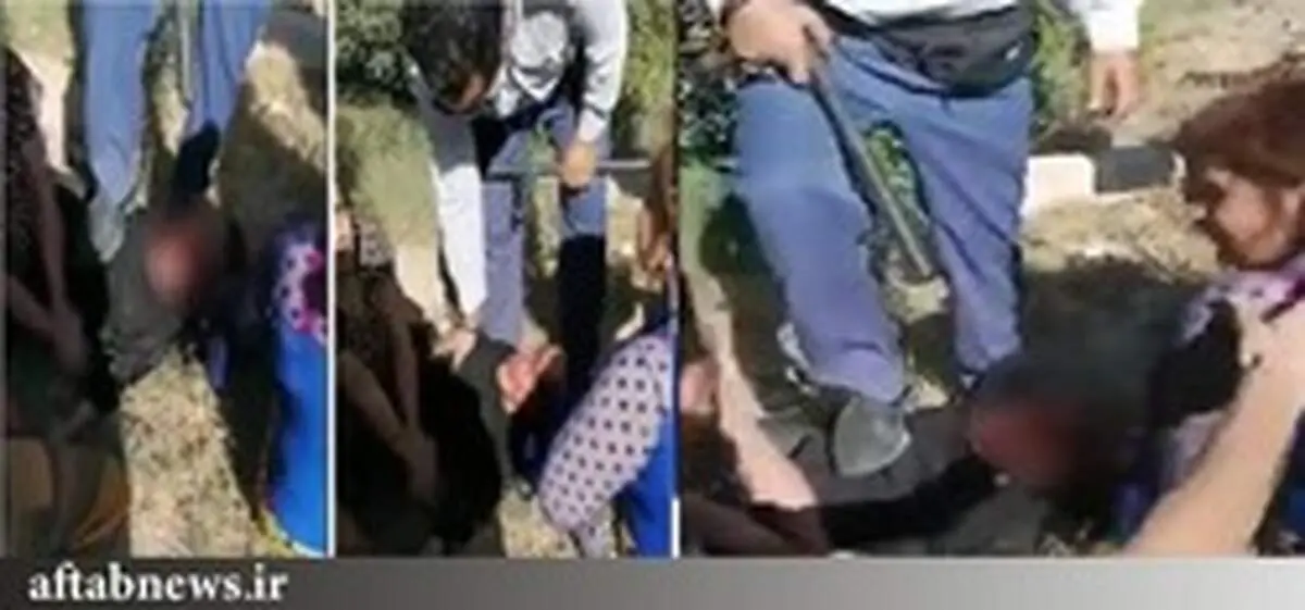 رفتار زشت و ضرب و شتم تکان دهنده یک زن در آبادان + فیلم