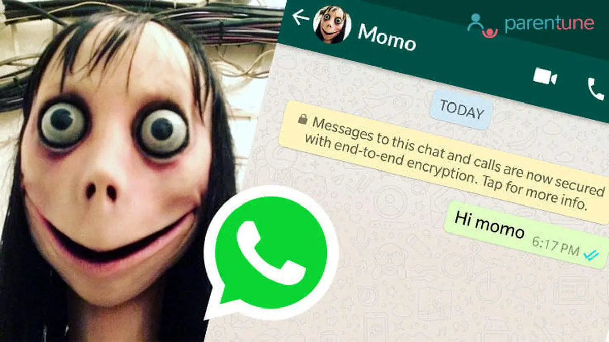 هنگام احساس خطر از مومو با ۱۲۳ تماس بگیرید