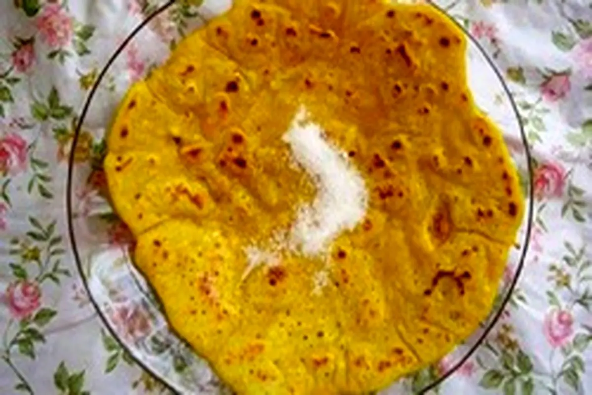 طرز تهیه شلکینه نان محلی کردستان