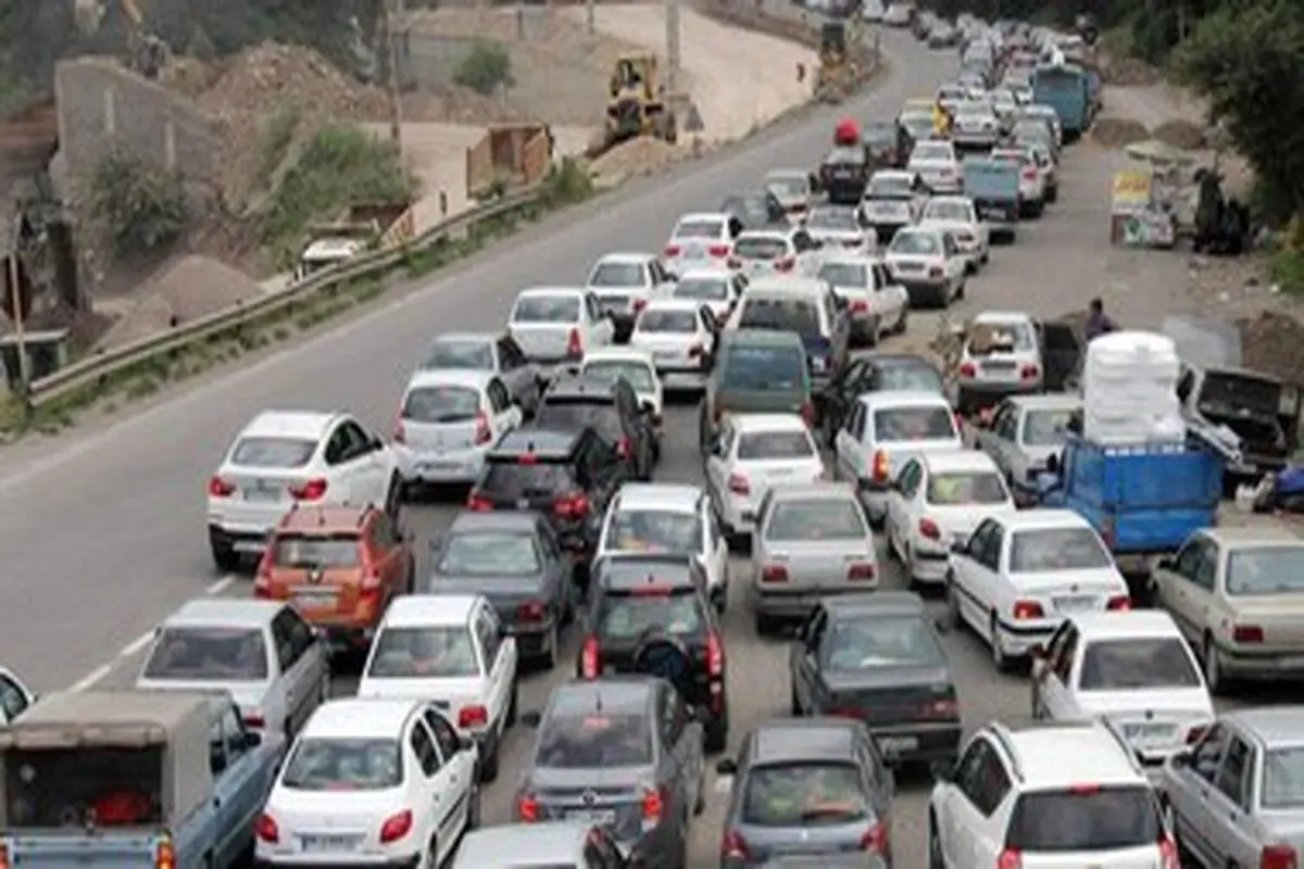 ترافیک «سنگین» در چالوس و آزادراه کرج_ تهران