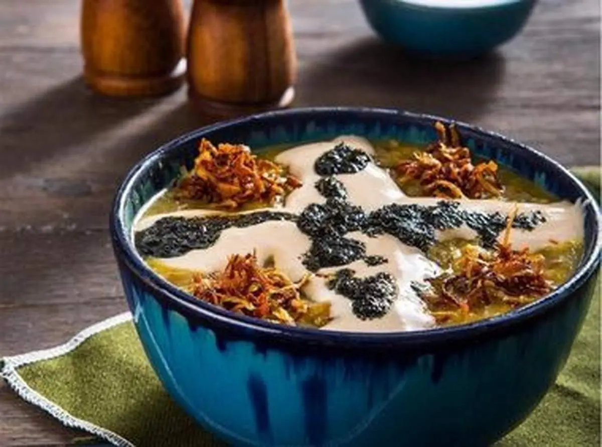 طرز تهیه آش شله قلمکار اصیل و خوشمزه
