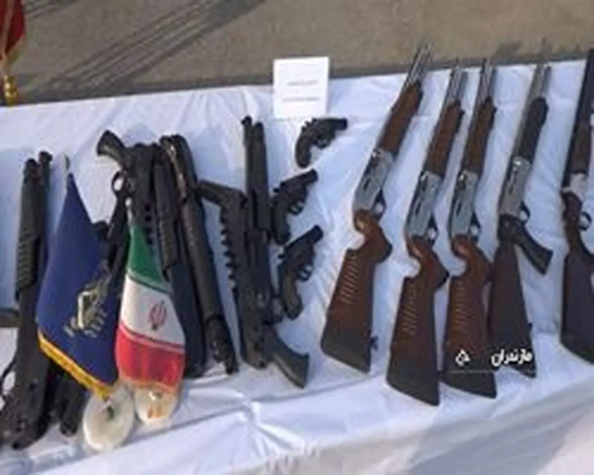 انهدام بزرگترین باند قاچاق سلاح‌های جنگی در شمال کشور + فیلم