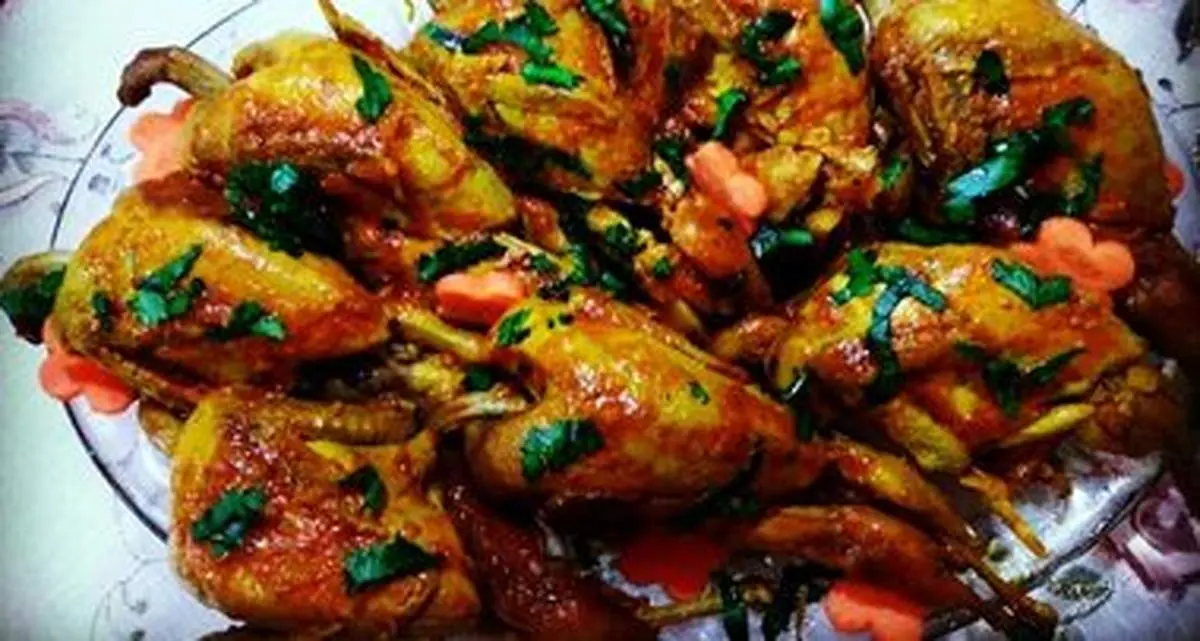 طرز تهیه خوراک بلدرچین در فر